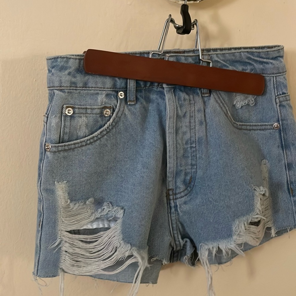 Edikted button fly Jean shorts size XS